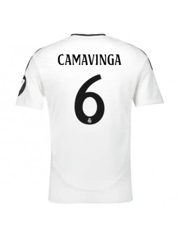 Billige Real Madrid Eduardo Camavinga #6 Hjemmedrakt 2024-25 Kortermet